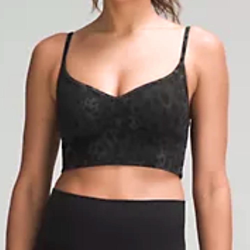 Lululemon Cheetah Camo Align Sweetheart Bra A/B